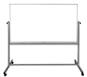 Luxor 72"W x 48"H Mobile Reversible Style Music Notation Whiteboard and Dry Erase Board