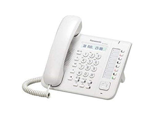 Panasonic KX-DT521 8 Button 1-line Backlit LCD Display Digital Telephone with Full Duplex Speaker Phone - White