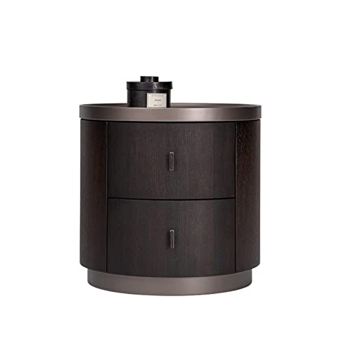 BinOxy Round Bedside Table Premium Sense Bedside Shelf