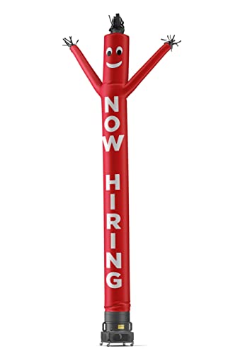 LookOurWay Air Dancers Inflatable Tube Man Complete Set with 1 HP Blower, 20-Feet, Now Hiring