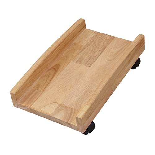 Computer Tower Stand Printer Table CPU Stand Cart with Protective Side and 4 Casters - Desktop Tower Computer Stand (Color: A)