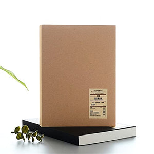 XSERNR 128 Sheets Kraft Paper Notebook Office School Supplies Drawing Sketch Notebooks Blank Inner Page Notepads (Color : A Size : 25 * 17.6cm) wangdi (Color : B, Size : 25 * 17.6cm)