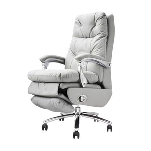 WAOCEO Executive Swivel Chair - Reclining Luxury Office Furniture (Color: A)