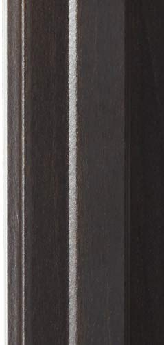 Manhattan Comforts 75AMC66-MC Serra 1.0-5-Shelf Bookcase in White and Tobacco