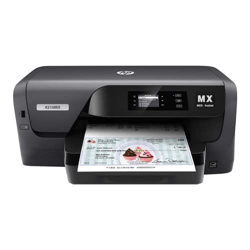 VersaCheck OfficeJet Pro 8210 MX MICR Check Printer and VersaCheck X9 Platinum 5-User Check Printing Software Bundle