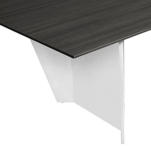 Regency 8 ft Conference Room Table, Ash Grey/White