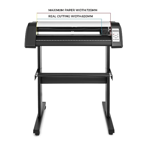 DRMEE 28 Inch Vinyl Plotter Cutter Machine Bundle Kit with Signmaster Software