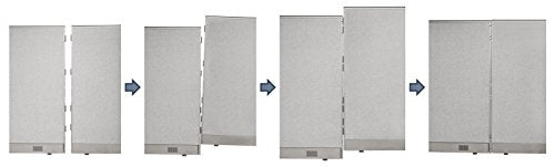 GOF Office Partition Cubicle Single 6 Station Room Divider Panel, 30"D x 48”W x 72"H