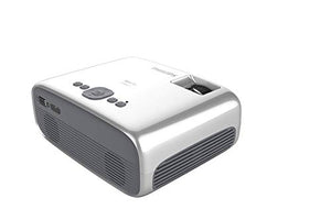 Philips NeoPix Easy+ Mini Video Projector, 2,600 Led Lumens, 80 Inch Display, Wi-Fi Screen Mirroring, Bluetooth, Built-in Media Player, HDMI, USB, microSD, 3.5mm Audio Out