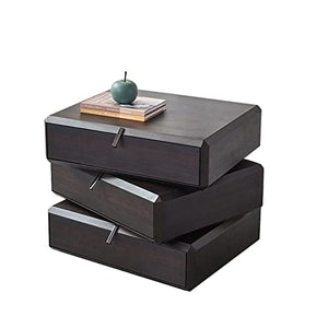 BinOxy Night Stand Bedside Table Drawer Storage - Small Chest of Drawers (Color: 1, Size: 50 * 50 * 47cm)