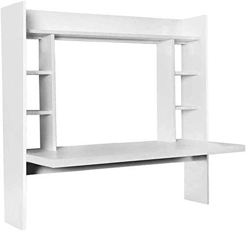 2021 New Floating Desk Hanging Desk for Small Space,Anti-Fall,Wall Mounted Computer Desks Home Office Desk,Compact Workstation Drop-Leaf Table for Laptop PC Notebook