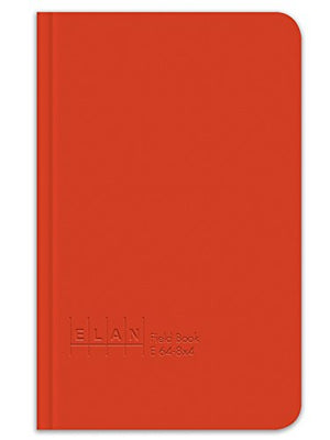 Elan Publishing Company E64-8x4 Field Surveying Book 4 ⅝ x 7 ¼, Bright Orange Cover (Pack of 48)