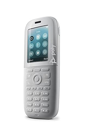 Poly Rove 40 DECT IP Phone Handset - Wireless Ruggedized Antimicrobial DECT Handset - Microban Technology - Bluetooth & 3.5mm Connectivity - North America