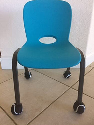 Generic PreCut Tennis Balls for Chairs 200 Blue Bulk Chair Glide Floor Protectors