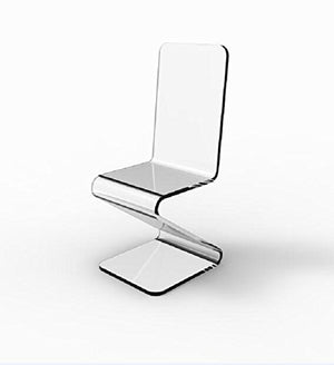 FixtureDisplays Beautiful Acrylic Plexiglass Lucite Z Chair! Best Price Online! 10035-2