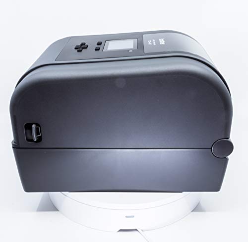 Brother TD-4650TNWB 4-inch Thermal Transfer Desktop Network Barcode and Label Printer for Labels and Barcodes, 203 dpi, 8 IPS, Standard USB 2.0, Serial, Ethernet LAN, Built-in Wi-Fi and Bluetooth