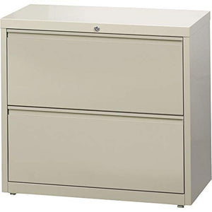 Hirsh Industries 30-in Wide HL10000 Series Metal 2 Drawer Lateral File Cabinet Putty/Beige