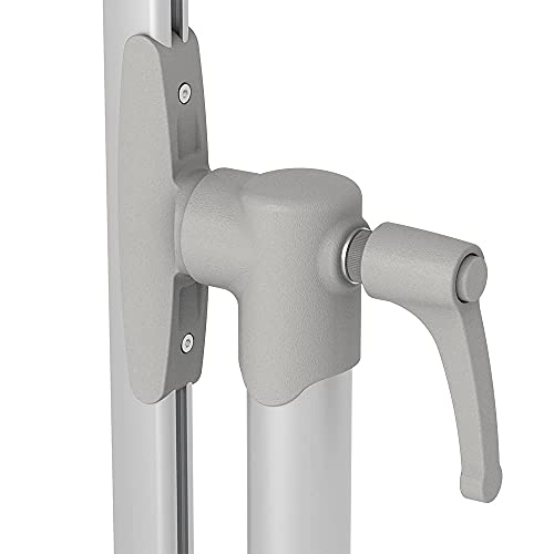 VIZ-PRO Double-Sided Magnetic Mobile Whiteboard, 60 x 36 Inches, Steel Stand