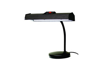 Electrix 2068 Portable Dual LED Strip Gooseneck Desk Lamp, 19.5" x 7.5" x 10.5"