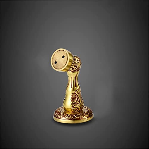 European Style Villa Copper Doorstop Furniture Door Hardware Anti-Collision Bathroom Door Stopper (Color: C)