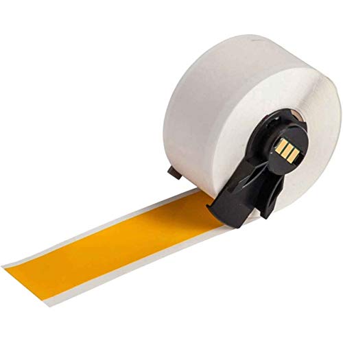 Brady PTL-42-439-YL, 18625 1" x 50' Yellow BMP61/BMP71/TLS 2200 Workhorse Vinyl Label, 3 Rolls