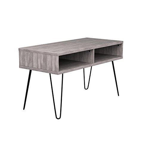 Ameriwood Home Owen Retro TV Stand for TVs up to 42", Weathered Oak