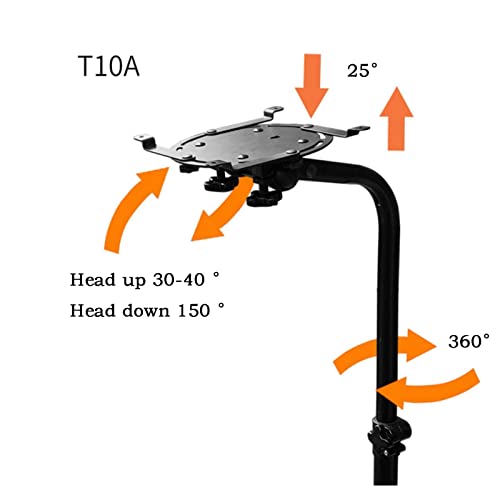 SONGCHAO Universal Projector Stand with Adjustable Floor Mount Tray - T10A