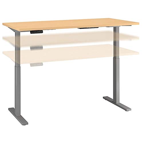 Move 60 Series 60W Height Adjustable Standing Desk in Natural Maple