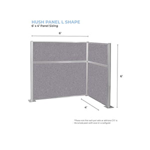 VERSARE Hush Panel Cubicle Kit | Workstation Partition Walls | Sound Dampening Cubicle Walls