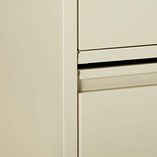 Lorell 5-Drawer Lateral File, 42 by 18-5/8 by 67-11/16-Inch, Putty