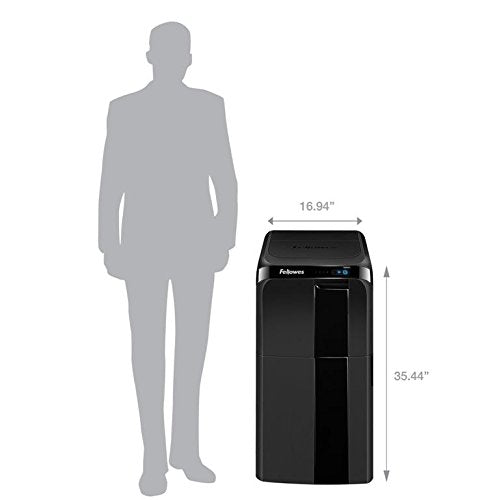Fellowes AutoMax 500C 500-Sheet Cross-Cut Auto Feed Shredder, for Hands-Free Shredding (4652001)