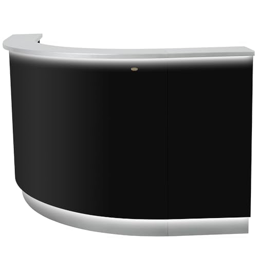 Dir LED Illuminated Curved Reception Desk