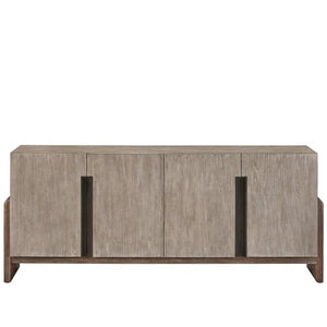 Universal Furniture ErinnV x Universal Pescadero Weathered Oak and Bronze Credenza