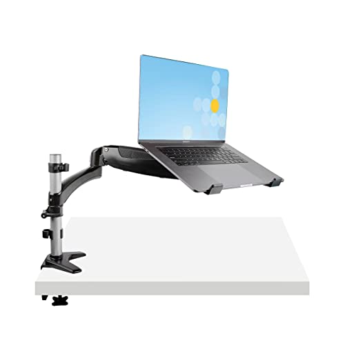 StarTech.com Desk Mount Laptop Arm - Full Motion Articulating Arm for Laptop or Single 34" Monitor - VESA Mount Laptop Tray Bracket - Ergonomic Adjustable Notebook Stand - Desk-Clamp (ARMUNONB1)