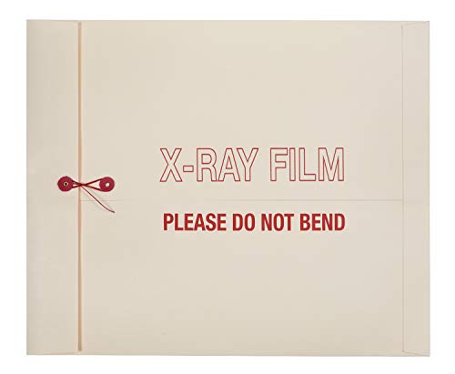 Quality Park Pre-Printed X-Ray Film Mailer, String and Button, Manilla, 15 x 18, 100 per Carton, (E8894)