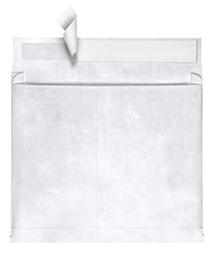 Survivor R4650 Tyvek Booklet Expansion Mailer, 12 x 16 x 2, White (Case of 100)