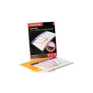 ACCO Brands Swingline GBC EZUse Thermal Laminating Pouches, Letter Size, 5 mil (100 Pack) - Set of 12