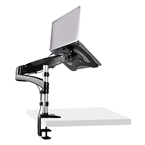 StarTech.com Desk Mount Laptop Arm - Full Motion Articulating Arm for Laptop or Single 34" Monitor - VESA Mount Laptop Tray Bracket - Ergonomic Adjustable Notebook Stand - Desk-Clamp (ARMUNONB1)