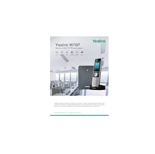 Yealink W76P IP DECT Phone Bundle with W56H and W70 Base