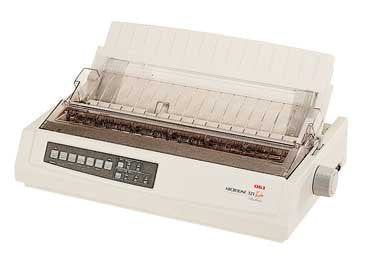 Oki Data Microline 321 Turbo Printer - B/W - Dot-Matrix - 240 DPI x 216 DPI - 9 Pin - 300