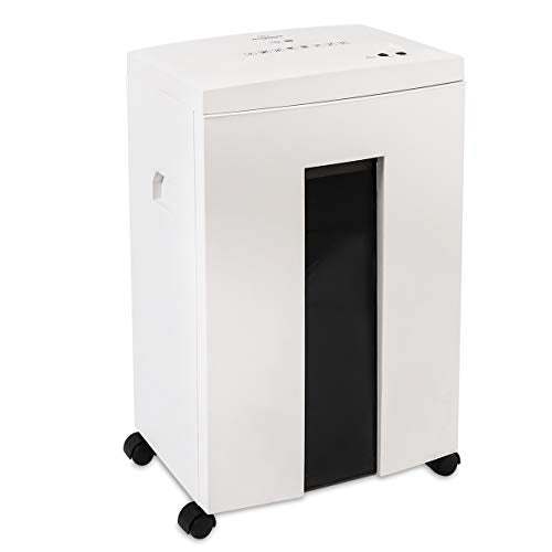 WOLVERINE High Security Cross-Cut Shredder 18-Sheet Capacity 60-Minute Runtime 6-Gallon Waste Bin SD9113 (White ETL)