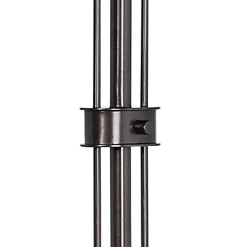 Light Blaster Modern Torchiere Floor Lamp Dark Bronze Frosted Glass Shade for Living Room Bedroom Office Uplight - Possini Euro Design
