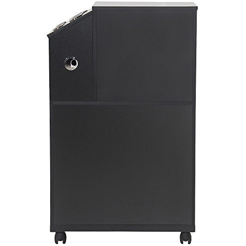 Salon Equipment Accessories Holder Storage Trolley Rollabout Cart TR-07BLK