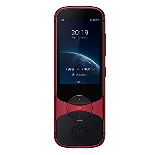 inBEKEA Language Translator Device with Camera Translation, 59 Languages, Blue Hello (Red)