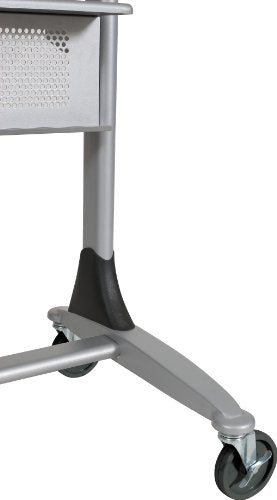Balt Platinum LCD Cart with Casters, 35-Inch by 25-1/2-Inch by 67-Inch, Silver