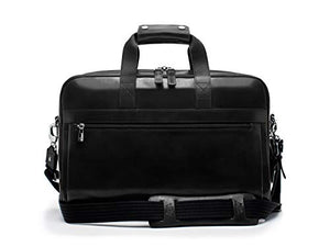 Bosca Old Leather Single Gusset Stringer Bag (Black)
