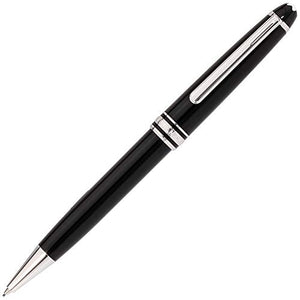 Mont Blanc 165-Meisterstuck Classique Platinum Mechanical Pencil, Black-0.7 (2868)
