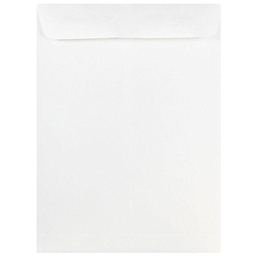 JAM PAPER 9 x 12 Open End Catalog Commercial Envelopes - White - Bulk 1000/Carton