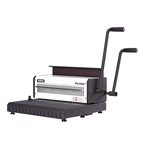 Heavy Duty Bookbinding Machine Desk Calendar Wall Calendar F4 Iron Ring Binding Machine Board Paper Manual Punching Ring Binding Machine - Round Hole/Square Hole