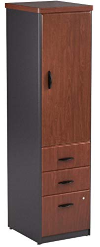 Bush Business Furniture WC94475P Series A Vertical Locker, Hansen Cherry/Galaxy